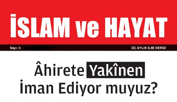 slam ve Hayat dergisinin 3. says kyor