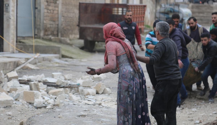 Katil Esed rejimi ve igalci Rusya dlib'de youn saldrlar ile katliamlarn srdryor