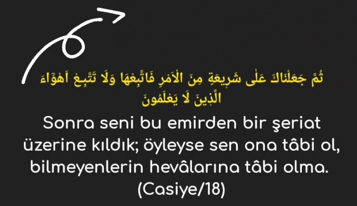 Câsiye 18: Ya Allah`ın Nizâmına Tâbi Olunur, Yahut Tağutların ...