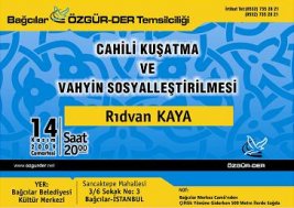 `Vahyin Sosyalleştirilmesi` konferansına davet