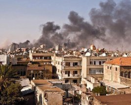 Halep yine varil bombasyla vuruldu