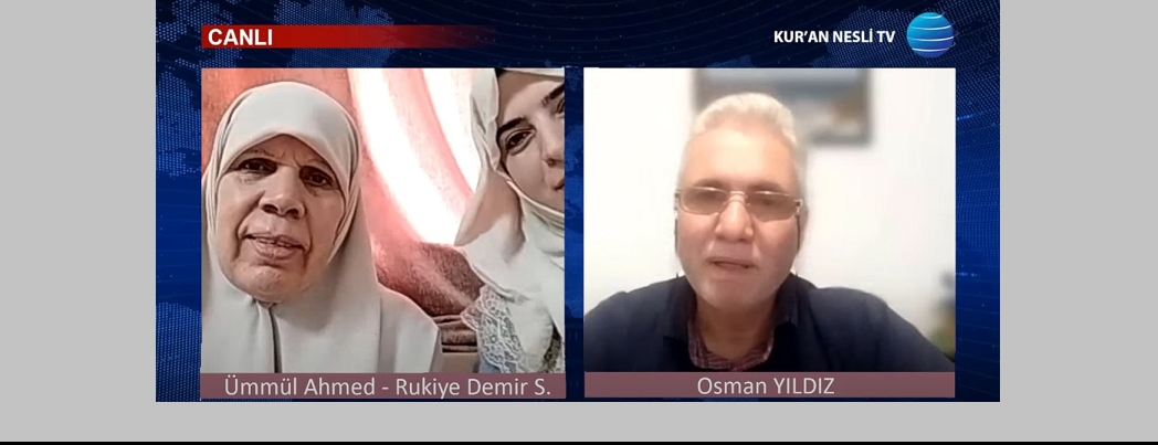  evladn ehit veren Filistin davasnn fedakr annelerinden mml Ahmed, Kur'an Nesli Tv'nin konuuydu (VDEO)