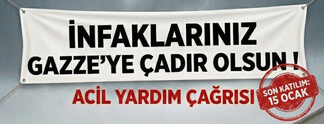 ktibas Dergisi'nden Gazze iin adr Kampanyas